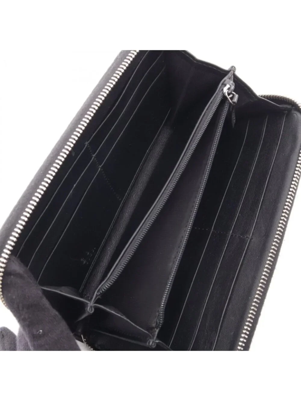 Gucci Round Wallet Micro Guccissima Black Leather - Picture 3 of 9